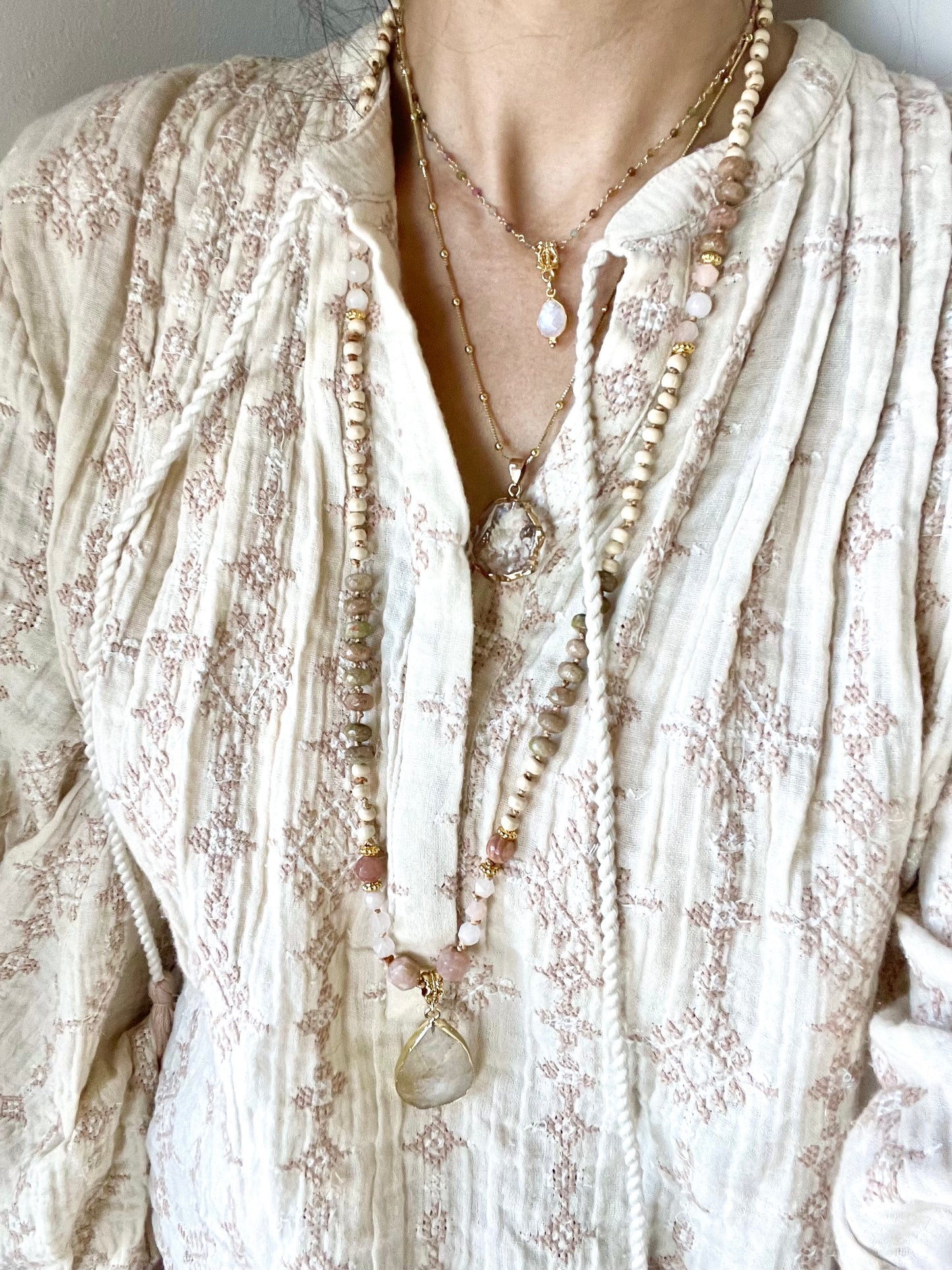 Jewellery Indian Agate Mala necklace