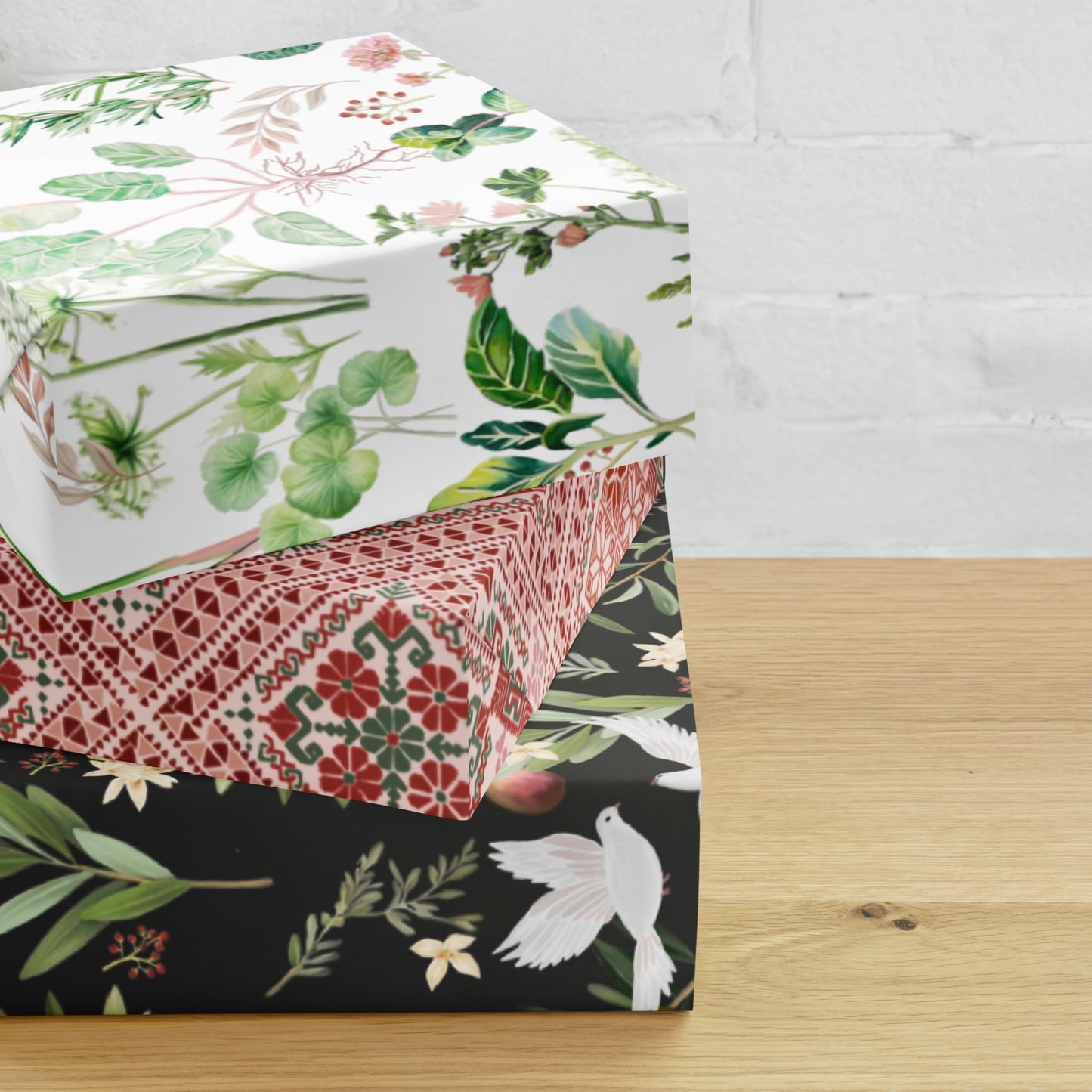 Wrapping Paper Tatreez print