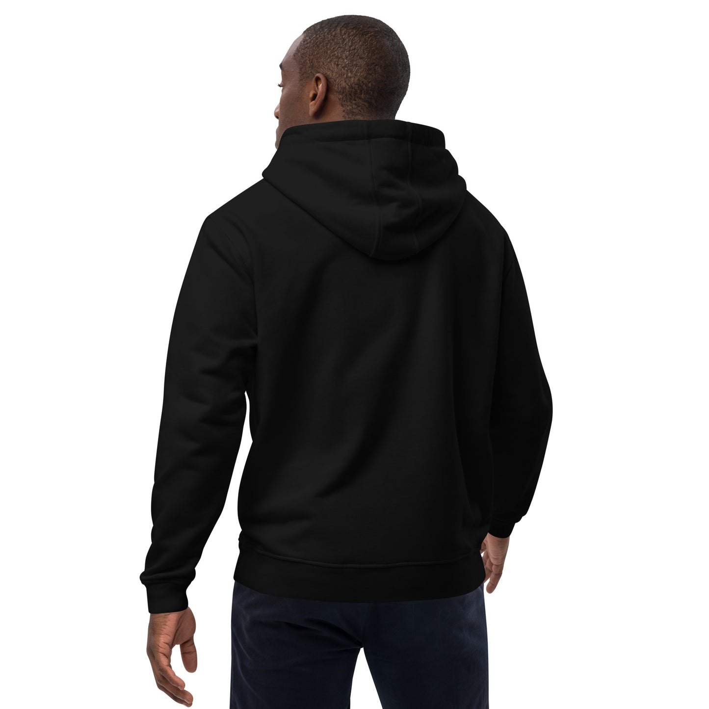 Hoodie Eco Organic Cotton Black / White Freedom for All