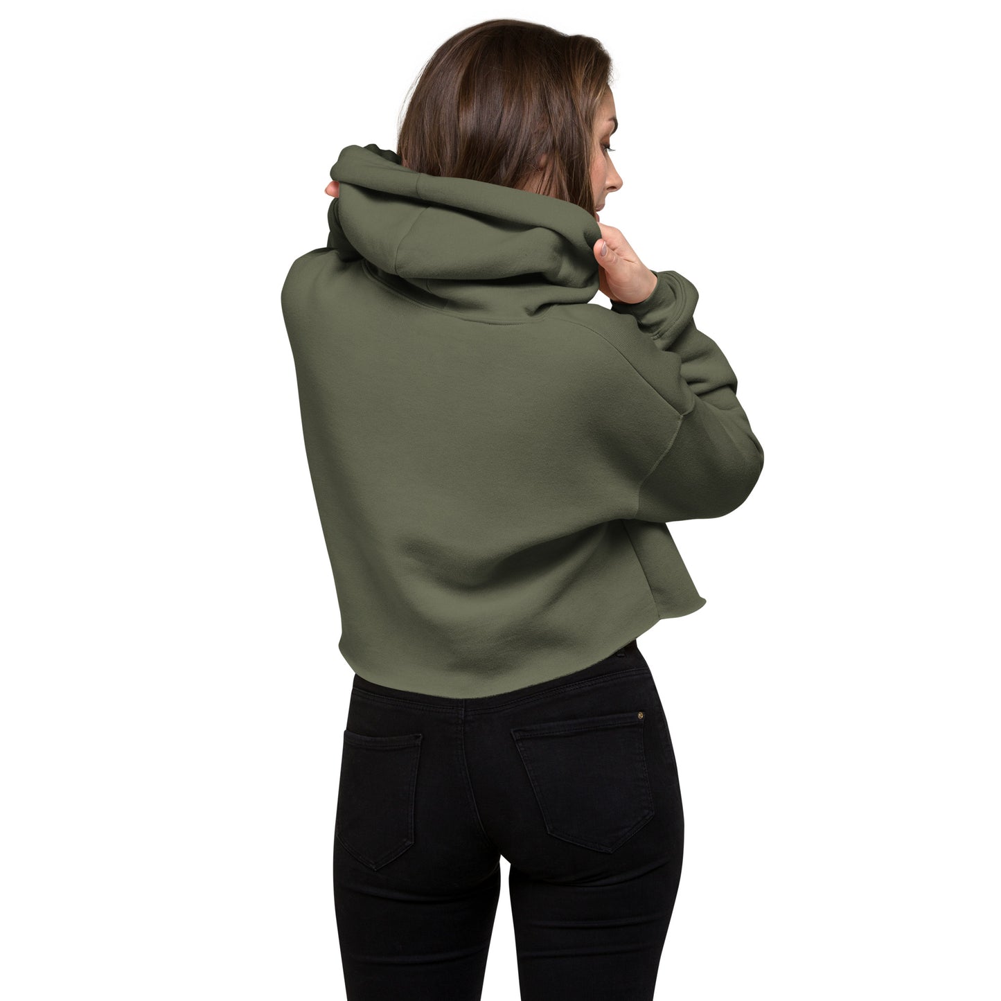 Crop Hoodie Black / Green / Pink Palestine will be free