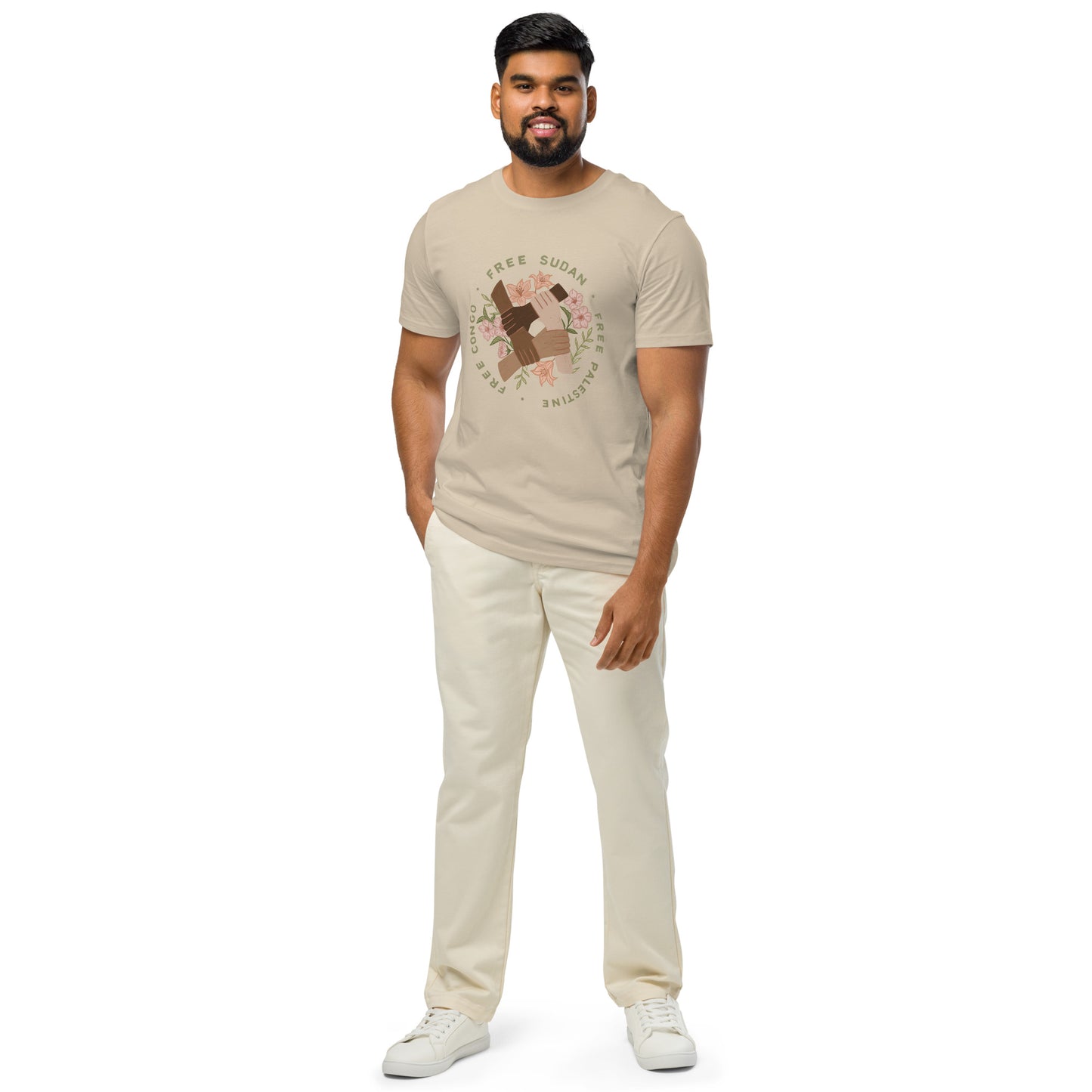 Liberation and Solidarity Relaxed fit Unisex T shirt (4 colours)