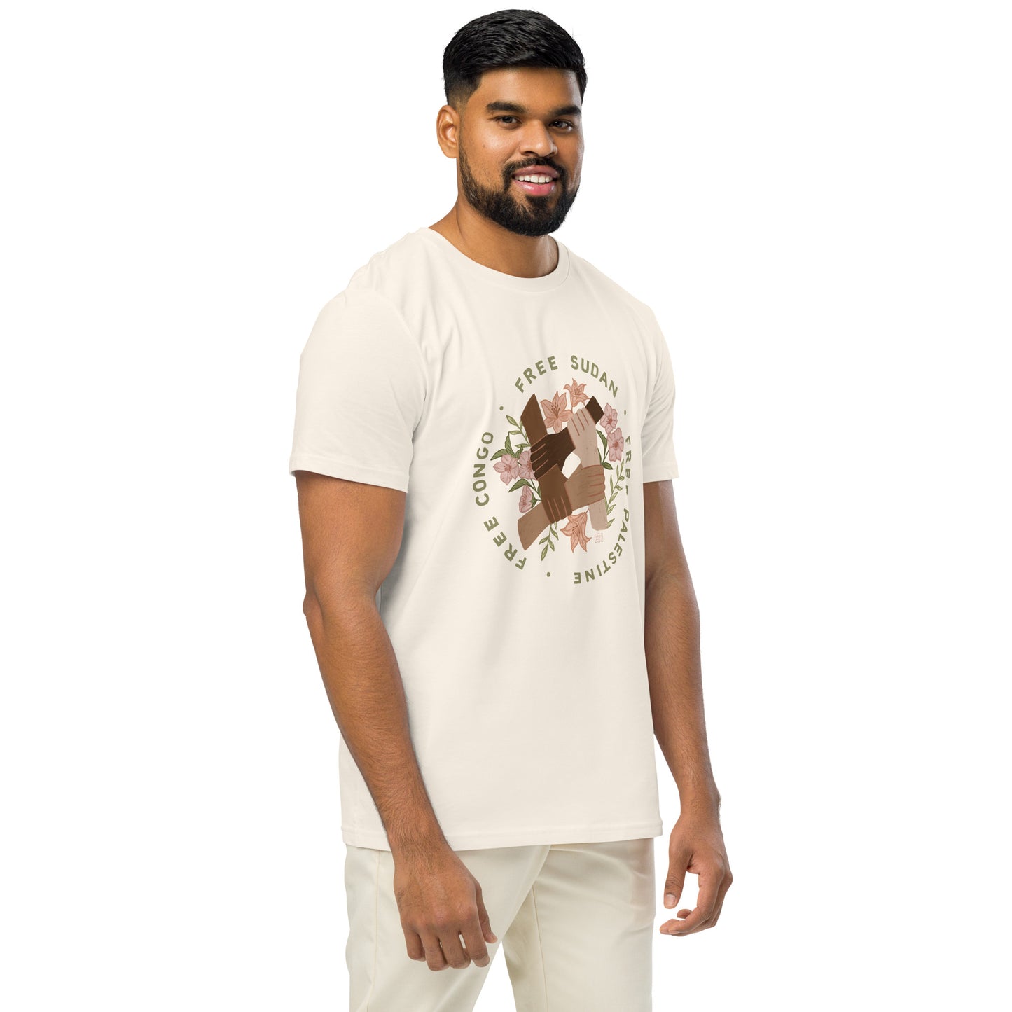 Liberation and Solidarity Relaxed fit Unisex T shirt (4 colours)