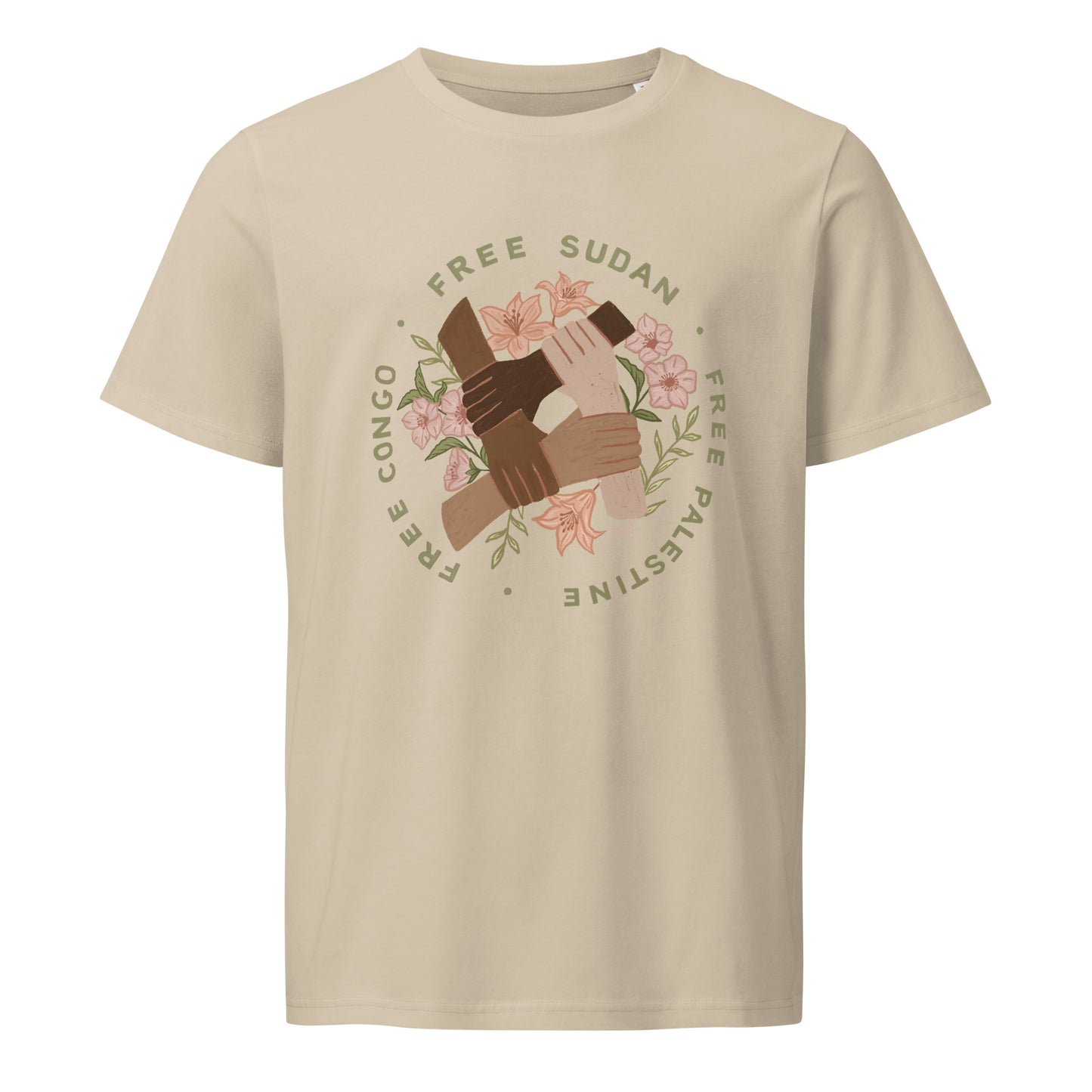 Liberation and Solidarity Relaxed fit Unisex T shirt (4 colours)