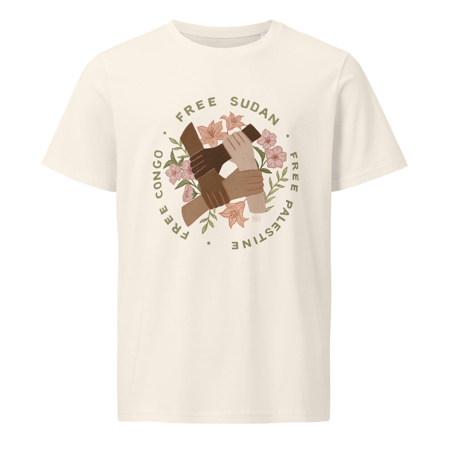 Liberation and Solidarity Relaxed fit Unisex T shirt (4 colours)