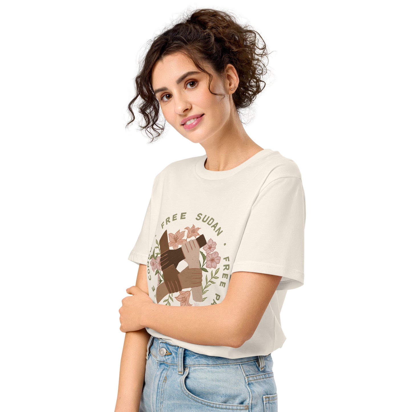 Liberation and Solidarity Relaxed fit Unisex T shirt (4 colours)