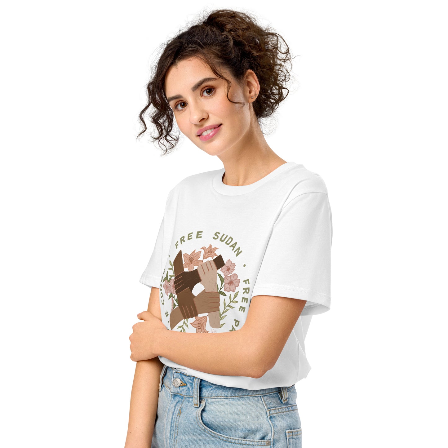 Liberation and Solidarity Relaxed fit Unisex T shirt (4 colours)