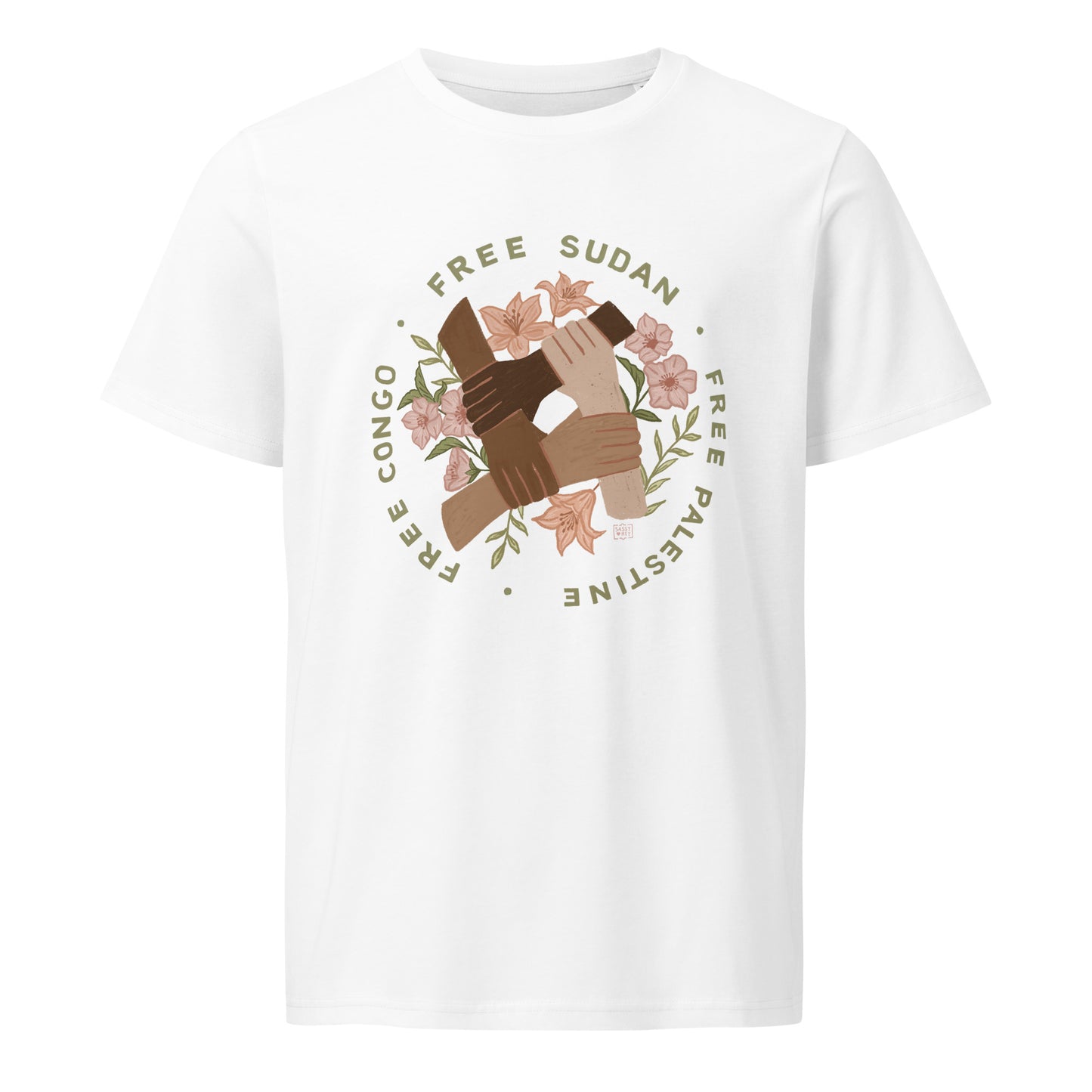 Liberation and Solidarity Relaxed fit Unisex T shirt (4 colours)