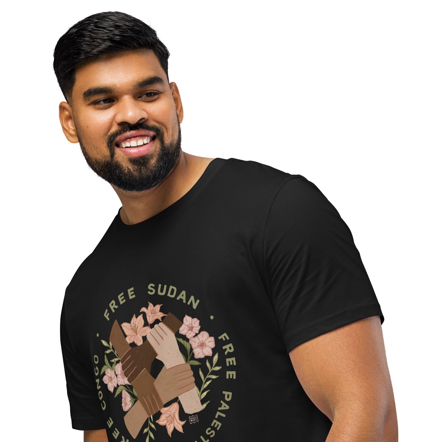 Liberation and Solidarity Relaxed fit Unisex T shirt (4 colours)