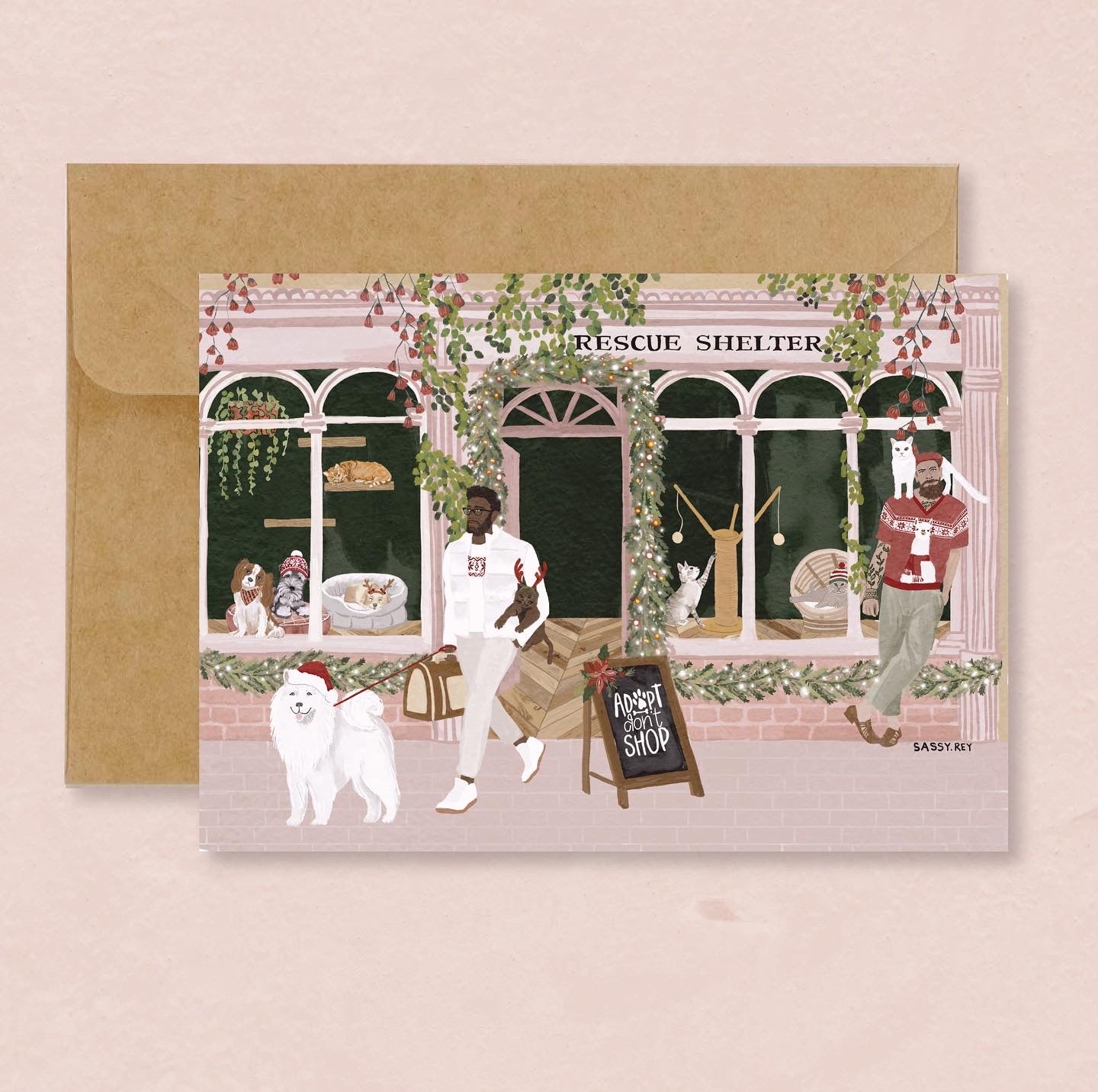 Christmas cards Pack of 5