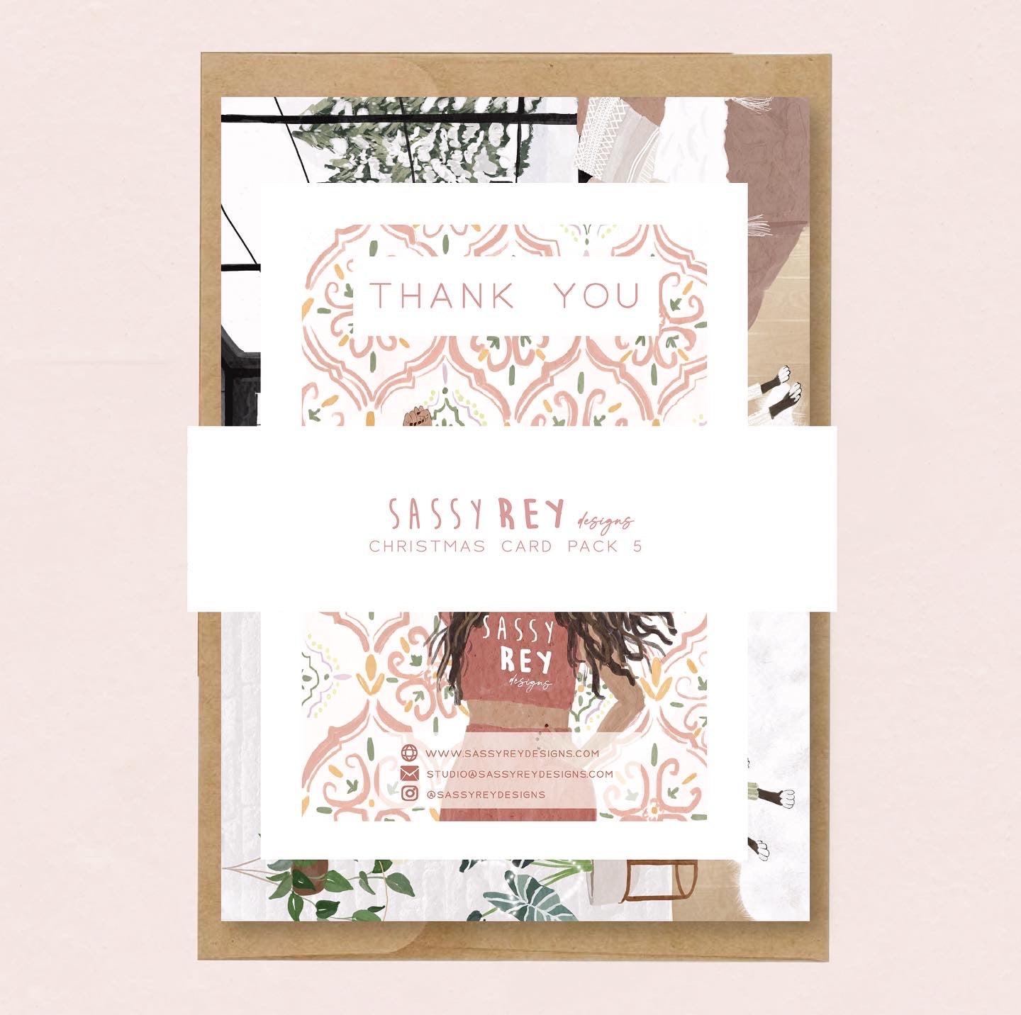 Christmas cards Pack of 5