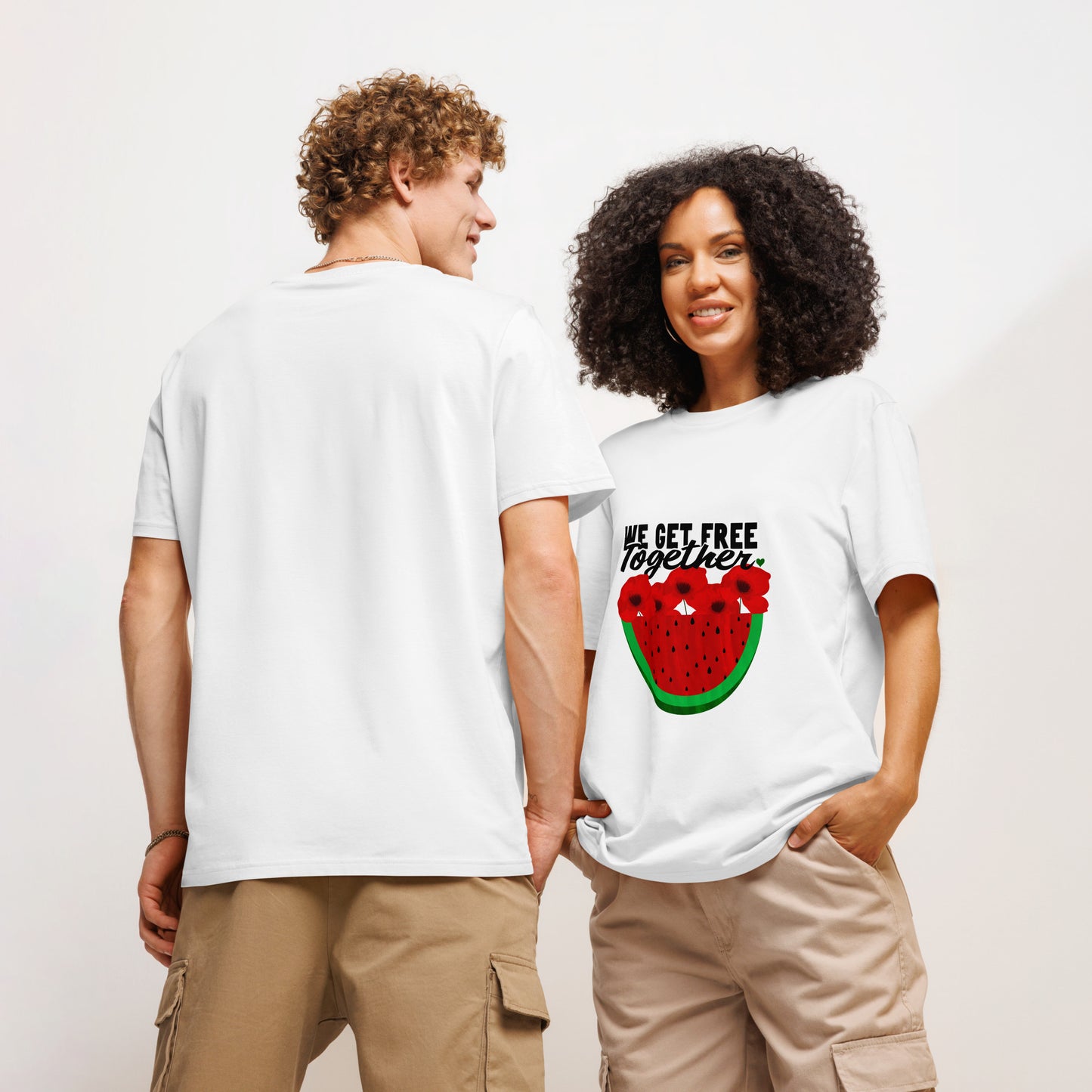 FUNDRAISER FOR KARAZ "We Get Free Together" Hoodie or T-shirt