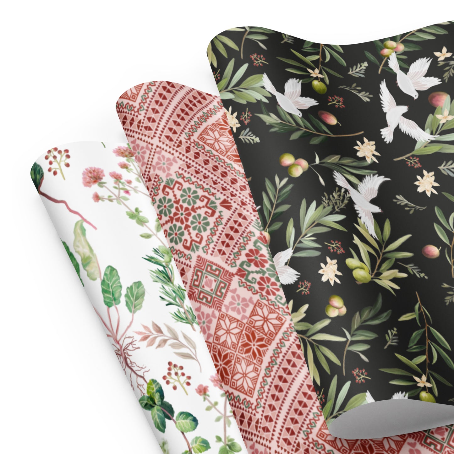 Wrapping Paper Tatreez print