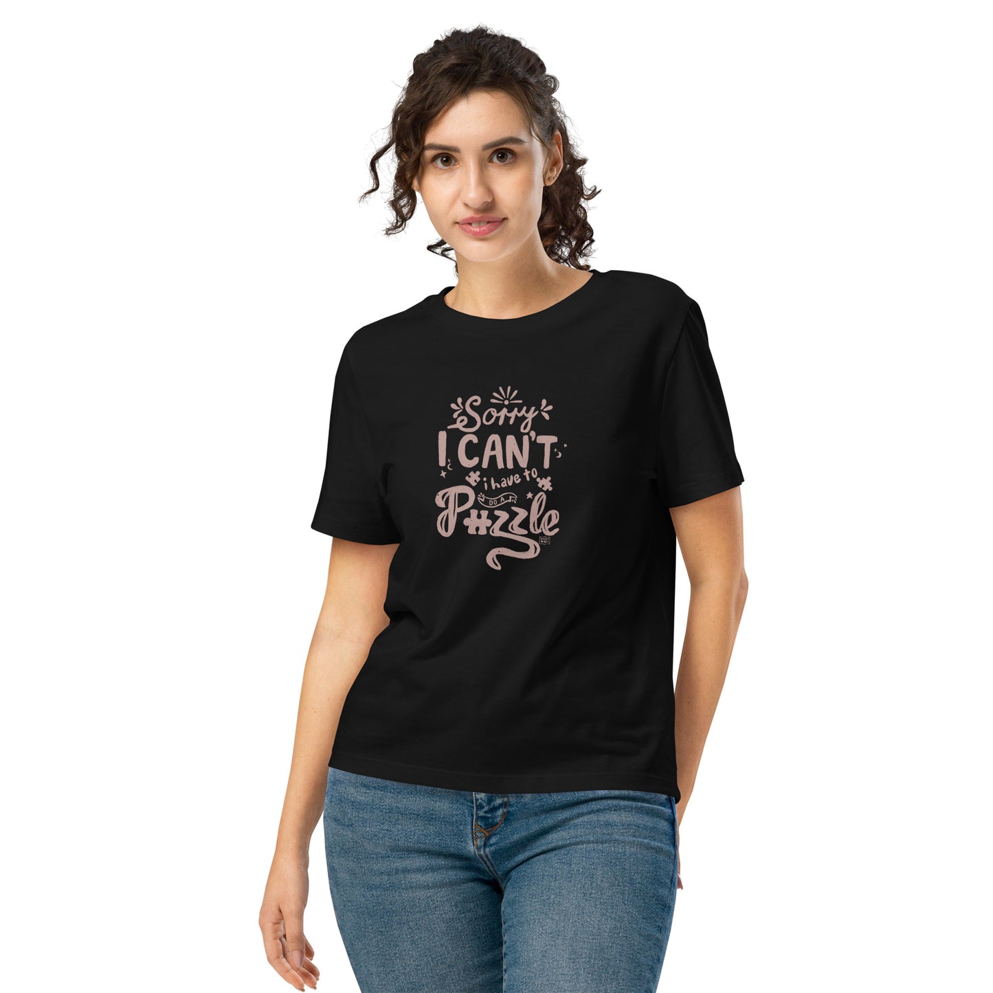 Puzzle T shirt long style “Sorry I can’t I have to do a puzzle” - 2 colours