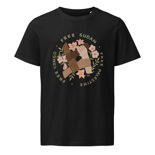 Liberation and Solidarity Relaxed fit Unisex T shirt (4 colours)