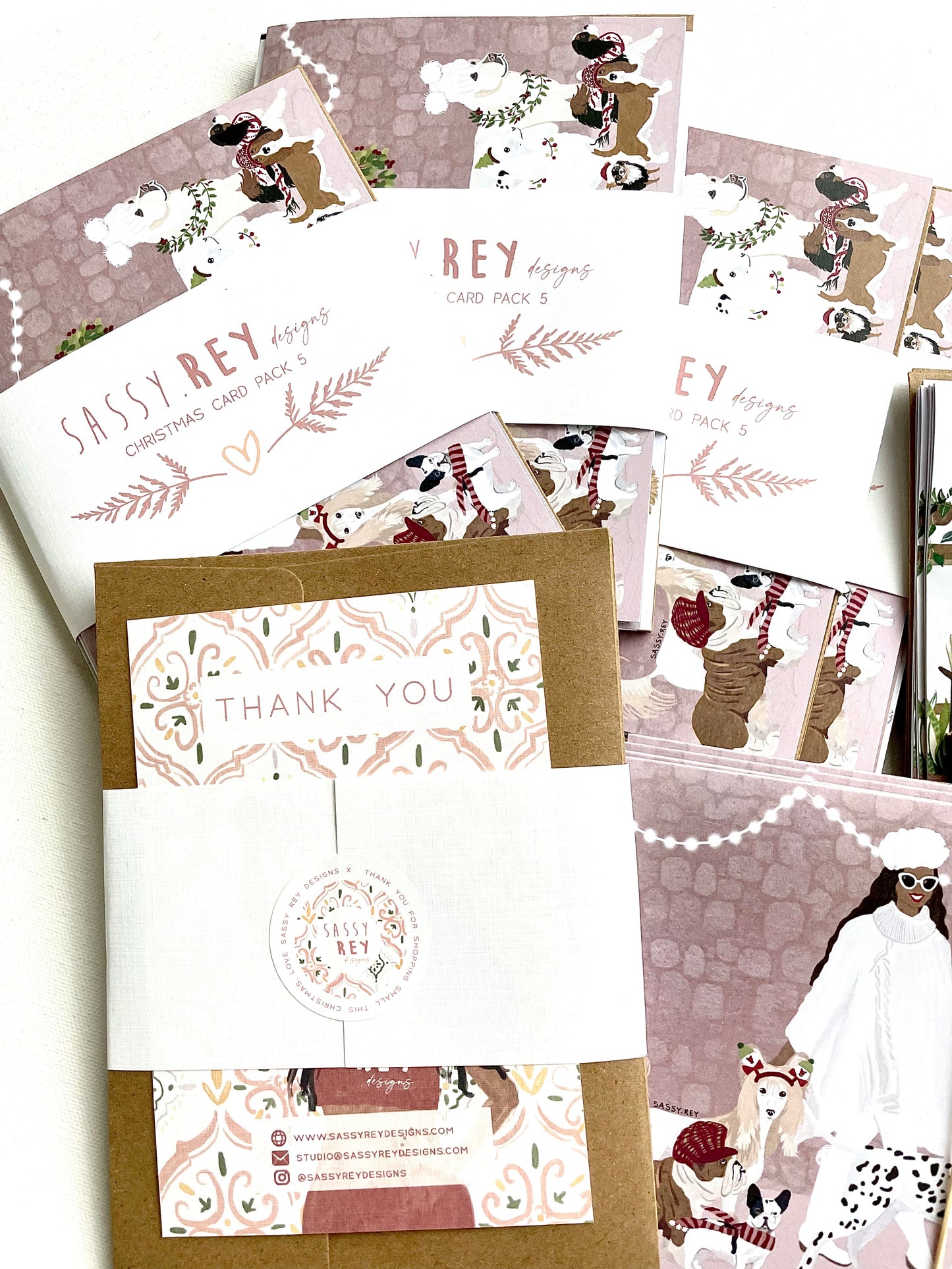 Christmas cards Pack of 5